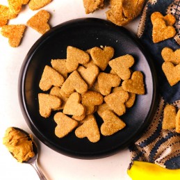 Banana Oats Peanut Butter Cookies Recipe- Dog Treats!